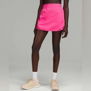 Lululemon Hotty Hot High-Rise Skirt in Sonic Pink